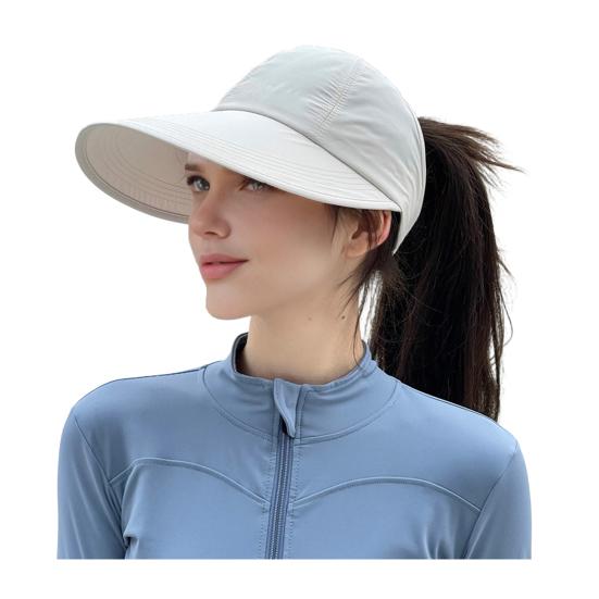 Summer Sun Hat Wide Protection Hat Brim Sun бежевый