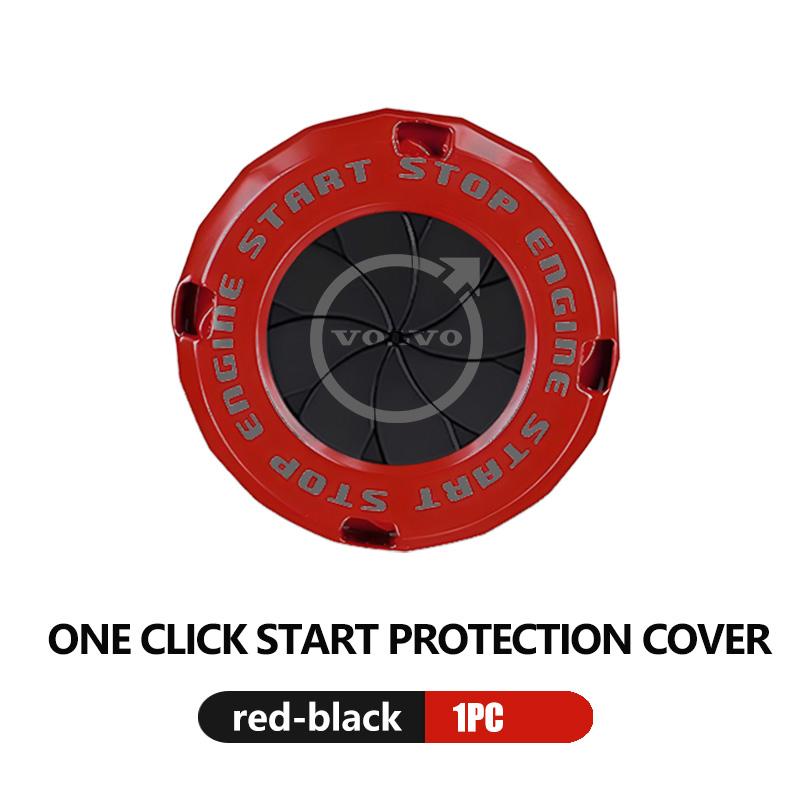 Car One-Click Start Button Cover Ignition Anti-scratch Protect Cap For Volvo AWD V50 S60 XC60 S40 XC40 XC90 V60 S80 S90 V90 C30
