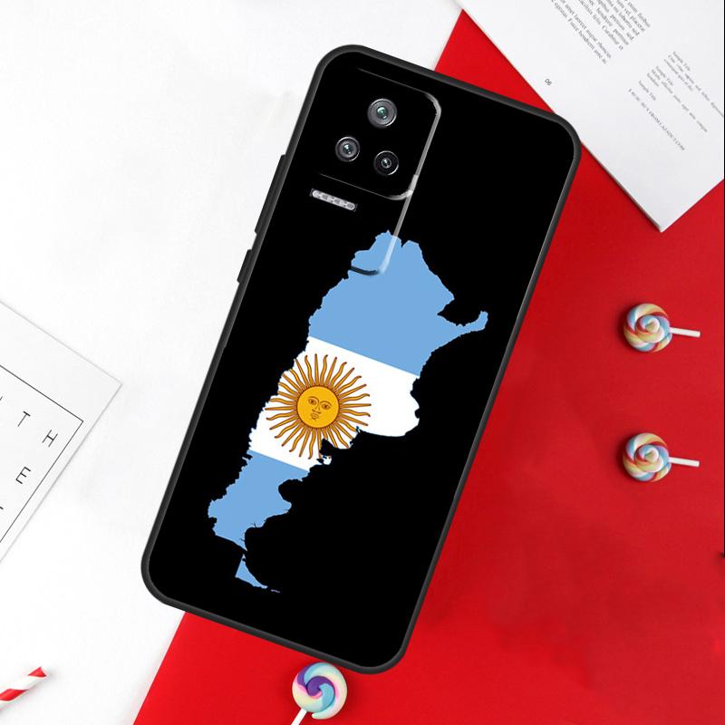 Argentine Flag Cover For Xiaomi 14T 11T 12T 13T Pro 13 14 15 Ultra POCO X7 Pro X3 X5 X6 F5 F6 M6 Pro Case