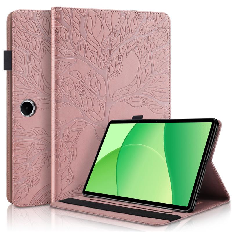 Tablet Coque For Oneplus Pad Lite Case 11 Inch Emboss Tree Flip Wallet Stand Case For Funda OPPO Pad SE 11" 2025 Tablet Cover