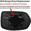 Driver Side Mirror Replacement For Honda CRV 2007 2008 2009 2010 2011 - Left Side Mirror Glass, Rear View Mirrors Glass With Power Heated