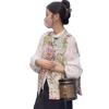 Women's Chinese-Style Sleeveless Vest: Fashionable Retro Shawl Top for Spring & Autumn