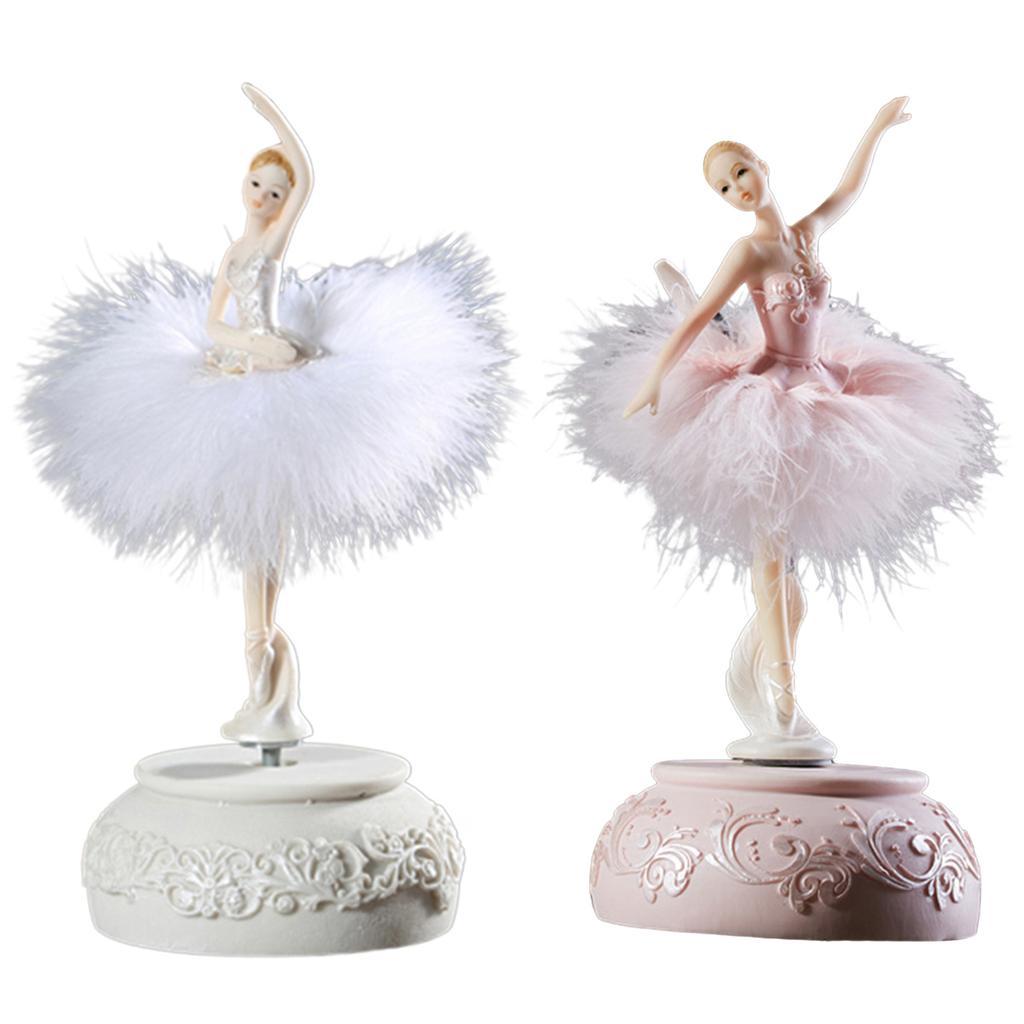 Creative Ballerina Music Box Exquisite Workmanship Dancing Doll Music Box for Teen Girls Birthday or New Year Gift
