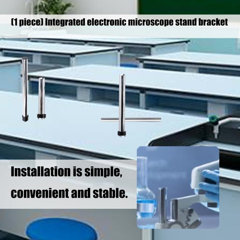 Laboratory Grade Microscope Support Column Durability Iron Materials Ergonomic Height Control For Scientific Analysis