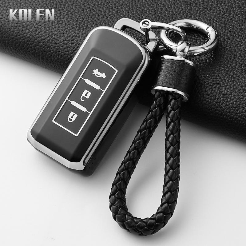 Fashion Tpu Car Remote Key Case Cover For Mitsubishi Xpander Outlander Asx Pajero Eclipse Cross Montero Protected Keychain Shell