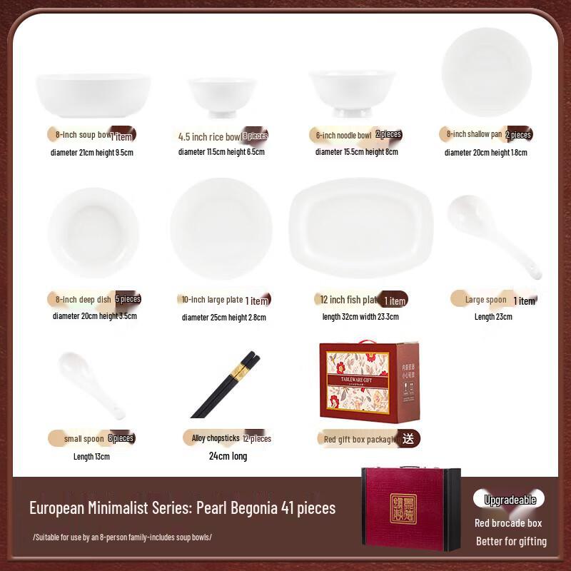 Mode Lanka Pearl Begonia 20-częściowy ceramiczny zestaw obiadowy dla 4 osób