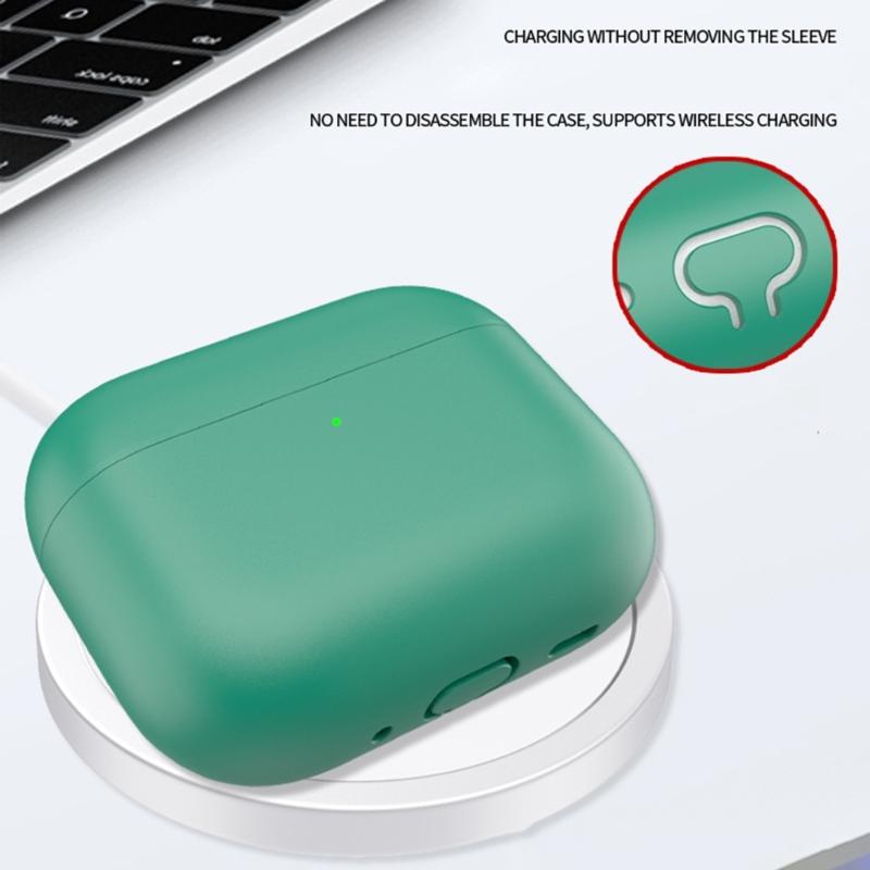 Portable Headphone Cover Premium Flexible Silicone Full Body Protections Pouch Shell for Pro3 Earbuds Active Users