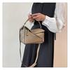 Lychee Pattern Portable Shoulder Messenger Bag, Fashionable and Practical.
