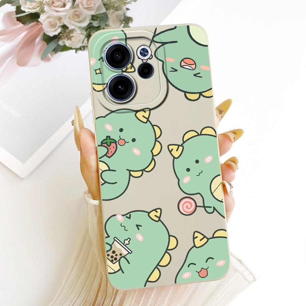 For Oppo CPH2801 Phone Case For Oppo Reno 15F Casing Silicone Luxury Fashion Flowers Kawaii Cute Painted Cover For Oppo Reno15 F