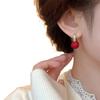 Unique Designed Full Rhinestone Ball Earrings For Women Fashion Sparkling Ears Accessories Jewelry Girls Gifts Party Casual Wear