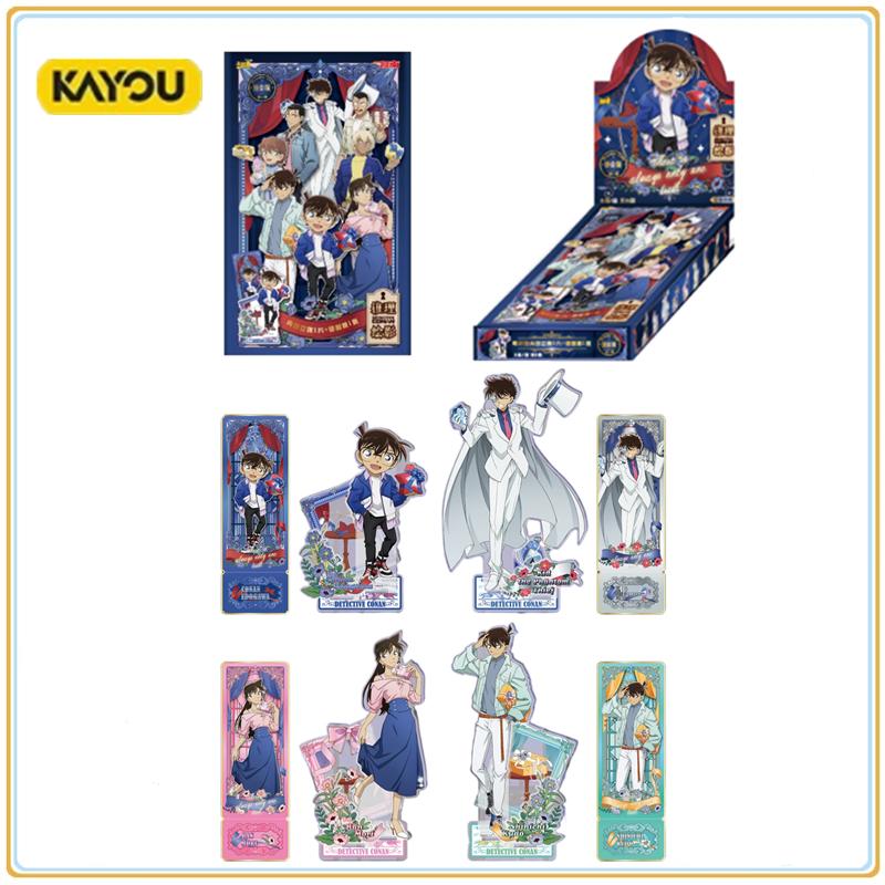 Original KAYOU Detective Conan Tactile Reasoning and Drawing Gilded Version Anime Character Model Collection Toys Gifts