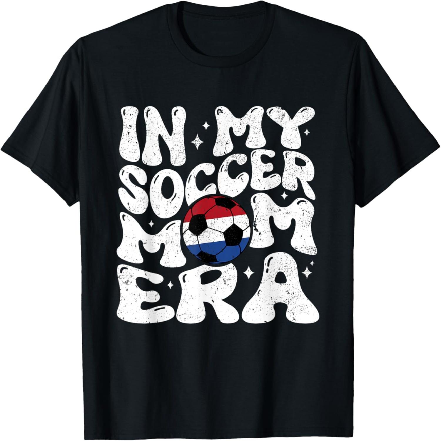 In My Soccer Mom Era Dutch Womens Mothers Football T-Shirt S разноцветный