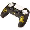 Anti-Rutsch Controller Skin für PS5 Controller Silikon Schutzhülle mit 2 Daumenstick-Aussparungen und Touchpad-Aufkleber für PS5 Controller