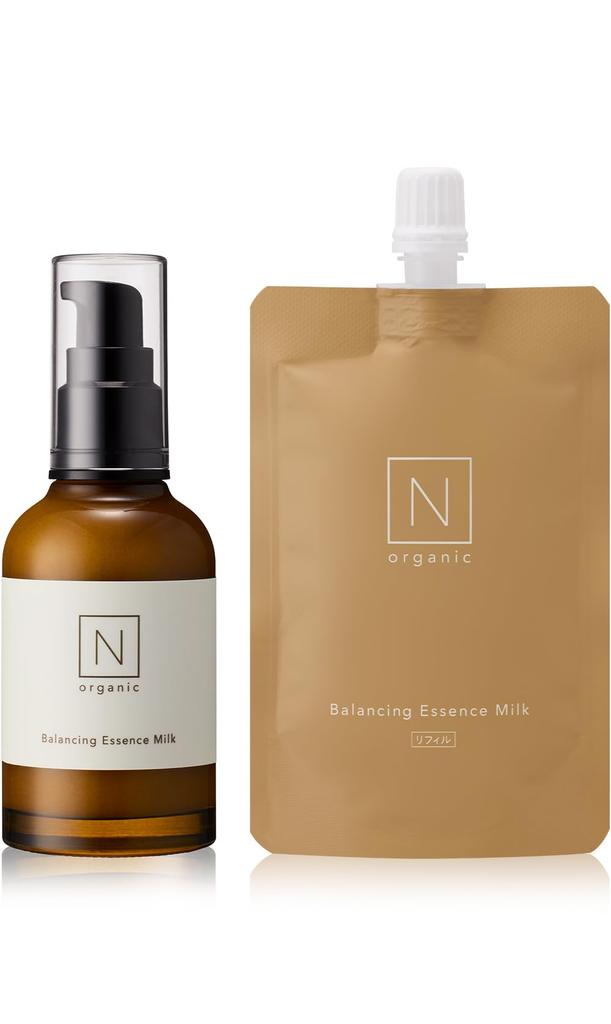 N Organic Basic Emulsion Balancing Essence For and Rough Citrus 60ml 60ml [Product + Refill] (Approx. 4-Month Supply) Milk, Moisturizing, Firming,