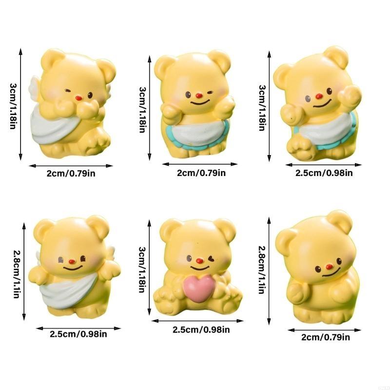 62KD Eye-Catching Butter Bear Blind Box Desktop Pet Ornament and Decoration