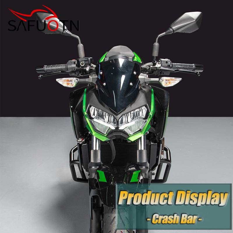 Motorcycle Bumper Frame Protection Highway Engine Guard Crash Bar For Kawasaki Z500 SE ABS 2025 Z400 Z250 2018-2024
