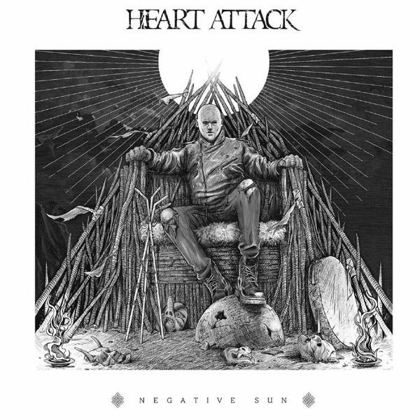 

LP Record HEART ATTACK (4) - Negative Sun AFR0043 Atomic Fire 2022 Europe Rock