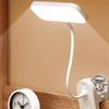 Flexible Bedroom Table Lamp Touch Dimming Reading Lamp with Clip Clamp Night Light  School/Office