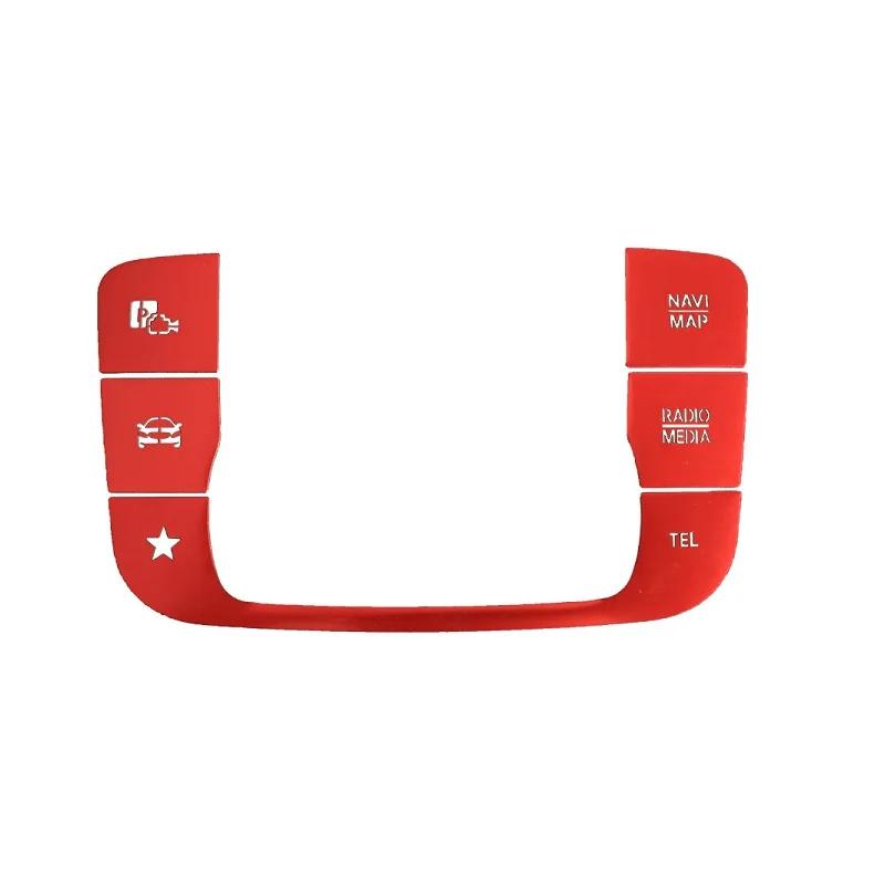 5 Stück Auto Mittelkonsole Multimedia Maus Schalter Tasten Abdeckung Aufkleber für Mercedes Benz A B Klasse W177 W247 W167 GLE GLS GLB