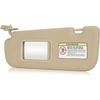 Beige Driver Left Side Sun Visor Replacement Compatible With 2011 2012 2013 2014 2015 Hyundai Elantra Replace 852103X000TX