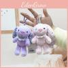 Rabbit Cartoon Plush Keychain Toy Animal Keyring Stuffed Doll For Kids Gift