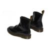 Dr. Martens Cabbott Leather Glossy Classic Front Zipper Short Boots Unisex boots Black 27855001