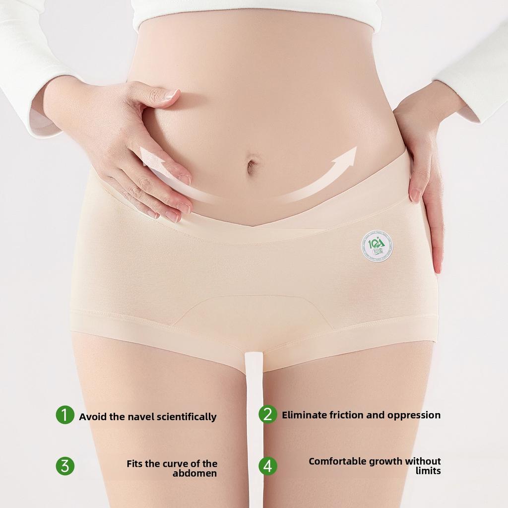 Women's Summer Probiotic Pure Cotton Crotch Pregnant Low Waist Underwear