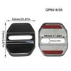 2Pcs Kit Car Decoration Car Door Lock Metal Buckle Car Door Buffer Pad Car Modification Accessories