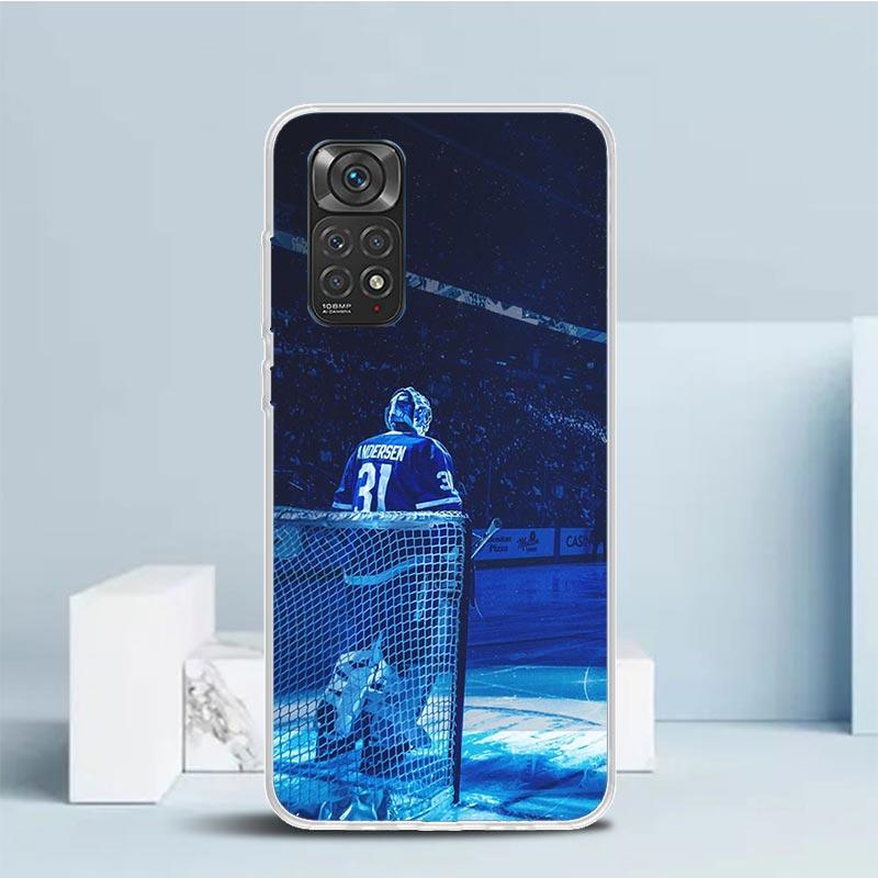 

Ice Hockey Rink Sport Phone Case For Xiaomi Redmi Note 15 14 14S 13 12S 12 Pro Plus 11S 11 11T 11E 10S 10 + Soft TPU Back Cover Redmi Note 12 Pro 4G