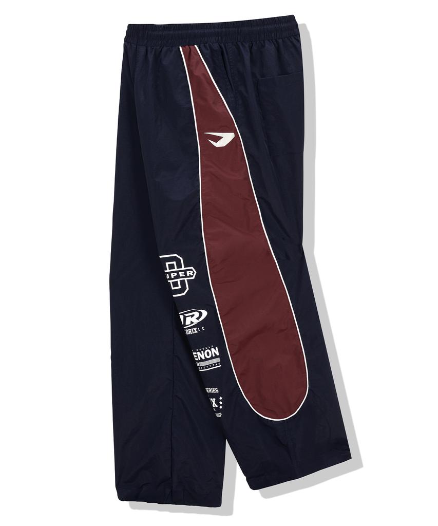 DRIX Contrast Piping Racing Pants_Navy