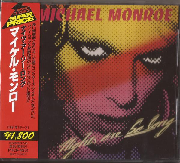 

CD MICHAEL MONROE Nights Are So Long PHCR4251 Mercury 1995 Japan Rock Used