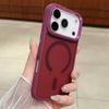 Luxury Matte Clear Shockproof Magnetic Case for iPhone 17 Air 16E 15 14 13 12 11 Pro Max Plus For Magsafe Metal Lens Armor Cover