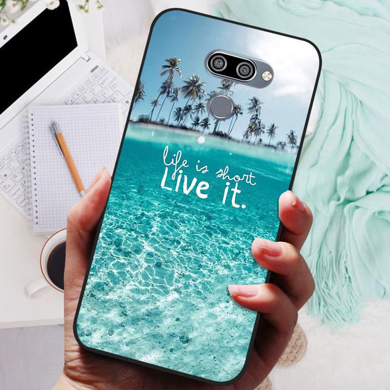 for LG K50 Q60 Case K 50  Soft TPU Silicone Phone Covers for LG Q60 LGK50 K 50 LGQ60 Case Bumper  Q 60 Shockproof Coque Cover