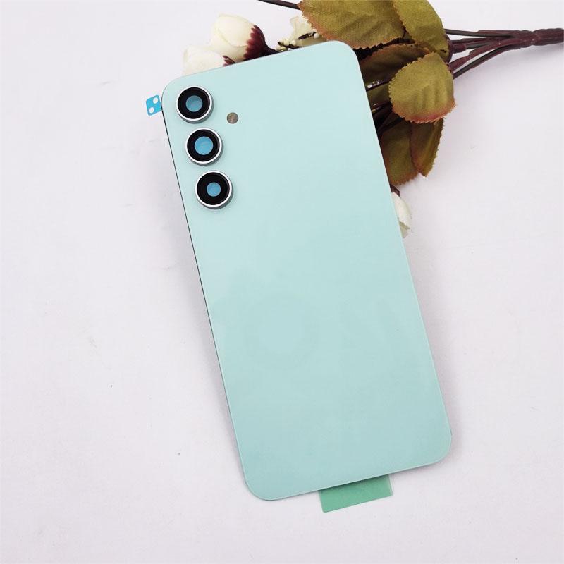Back Glass For Samsung Galaxy S23 FE SM-S711B 5G Battery Cover Rear Housing Panel Repair Parts & Camera Lens Frame