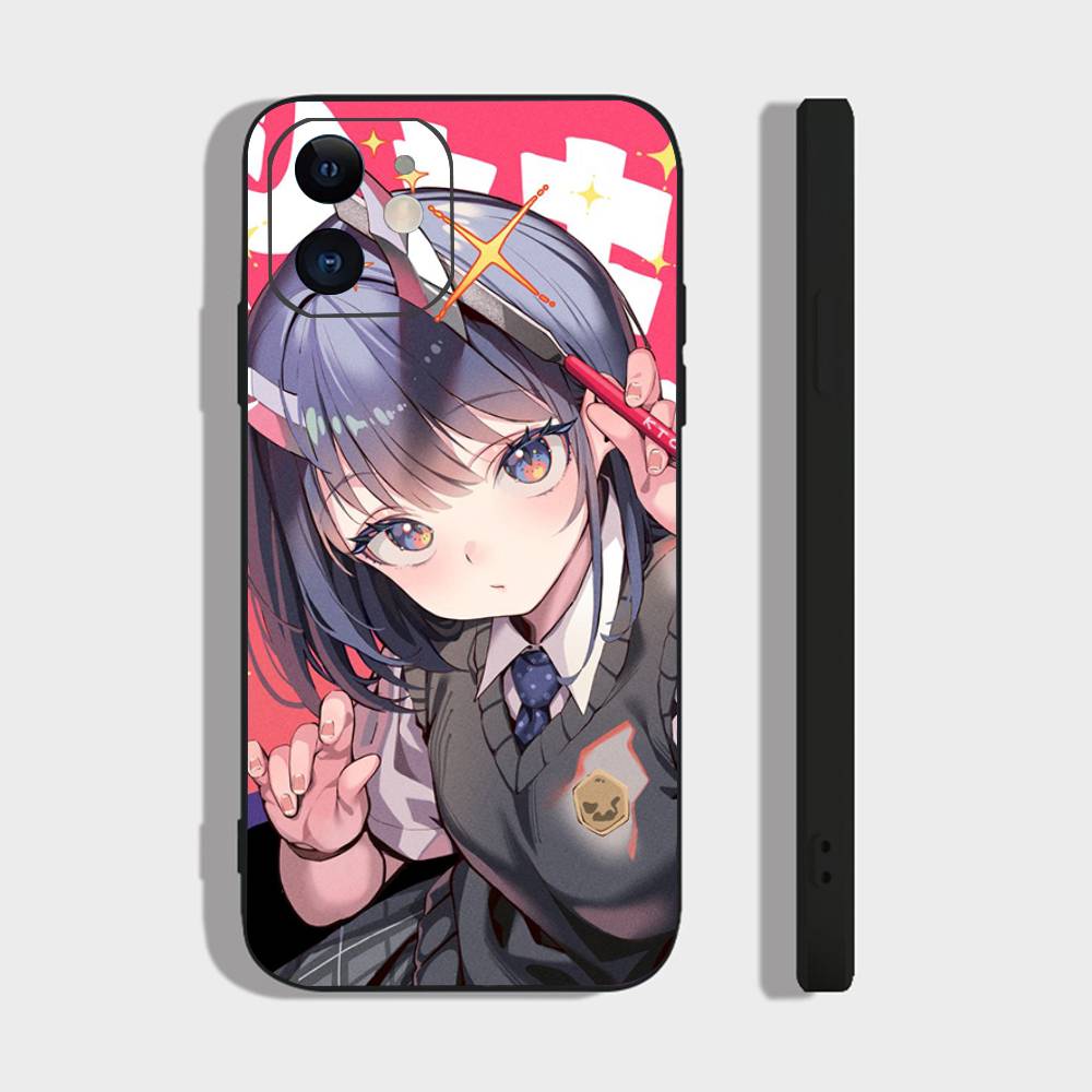 Ruri D-Dragon Manga Phone Case For IPhone 17 Air 16 15 14 13 Pro Max 11 12 Black Silicone Cover