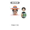 Latest  King Luffy Solon X0356 X0355 X0354 X0353 Japanese Anime Series Animation Blocks Small Action Combination Ornament