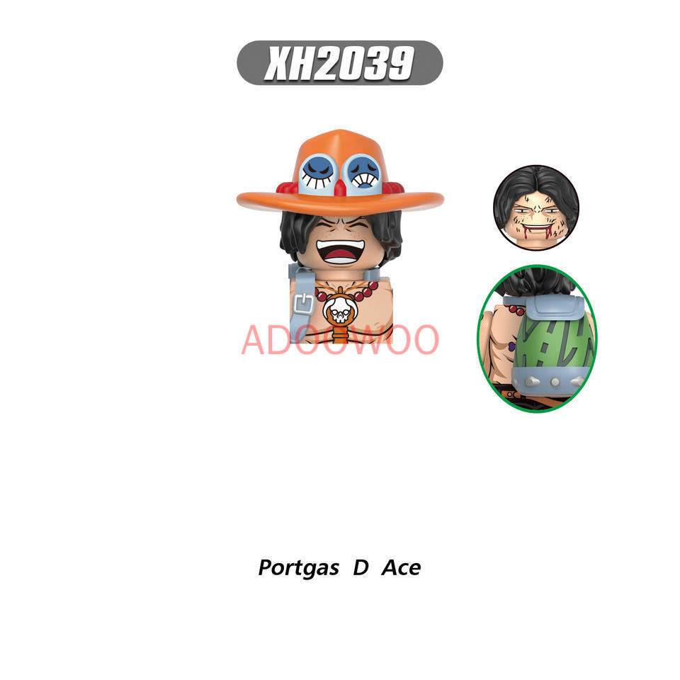 Latest  King Luffy Solon X0356 X0355 X0354 X0353 Japanese Anime Series Animation Blocks Small Action Combination Ornament