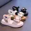 New Summer Kids Beach Shoes, Cute Bow & Heart Solid Color Girls Sandals for Little, Medium & Big Kids