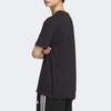 Adidas Logo Comfort Round Neck Pullover Short Sleeve T-Shirt Unisex Tops Black White JI9076