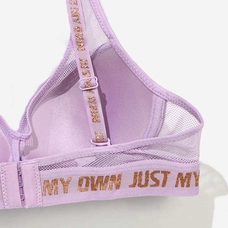 4 шт. женский бюстгальтер пуш-ап с сетчатым нижним бельем — фото 7