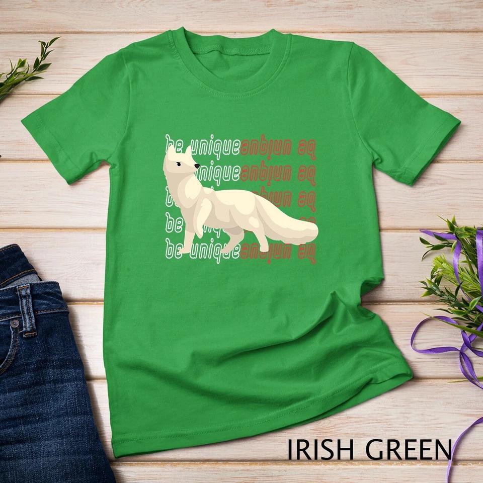 Cool Fox Funny Arctic Foxes Shirt Cute Arctic Fox T-Shirt Unisex T-shirt 5 4XL