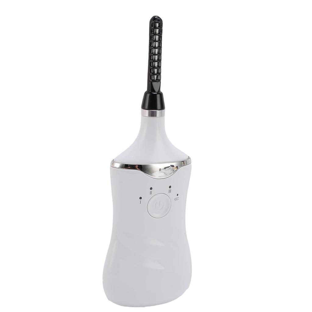 Electric Heated Eyelash Curler USB Charging 3 Temperature Modes with 3 Replacement Brush Head Heating Lash Curler