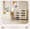 Nordic Style Plastic Storage Cabinet for Living Room or Bedroom