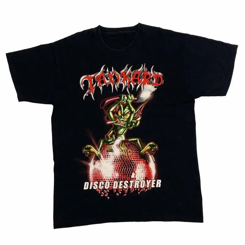 Retro Disco Destroyer Tankard Band T Shirt Black Unisex S 5Xl 1P0063