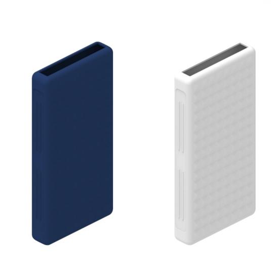 Protective Case Dirt-resistant Design 12000mAh CP12S Solid Color Silicone Mobile Power Cover