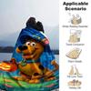 Halloween Scooby Doo Adventure Flannel Blanket Super Soft Warm Cozy Blanket For Sofa Bed Office Travel Allseason Home Decor Gift