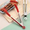 Kitchen Cooking Tongs Heat Resistant Stainless Steel BBQ Tools with Silicone Tips For Salad Grill Accessories Locking Food Tong