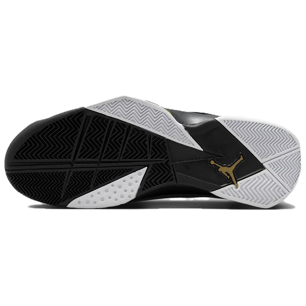 New JORDAN True Flight Black White Metallic Gold 342964-072
