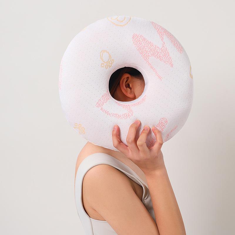 Ear Piercing Pillow with an Ear Hole Sleeping Pillow Ear Guard Pillow for Side Sleepers CNH and Ear Pain Ear Inflammation