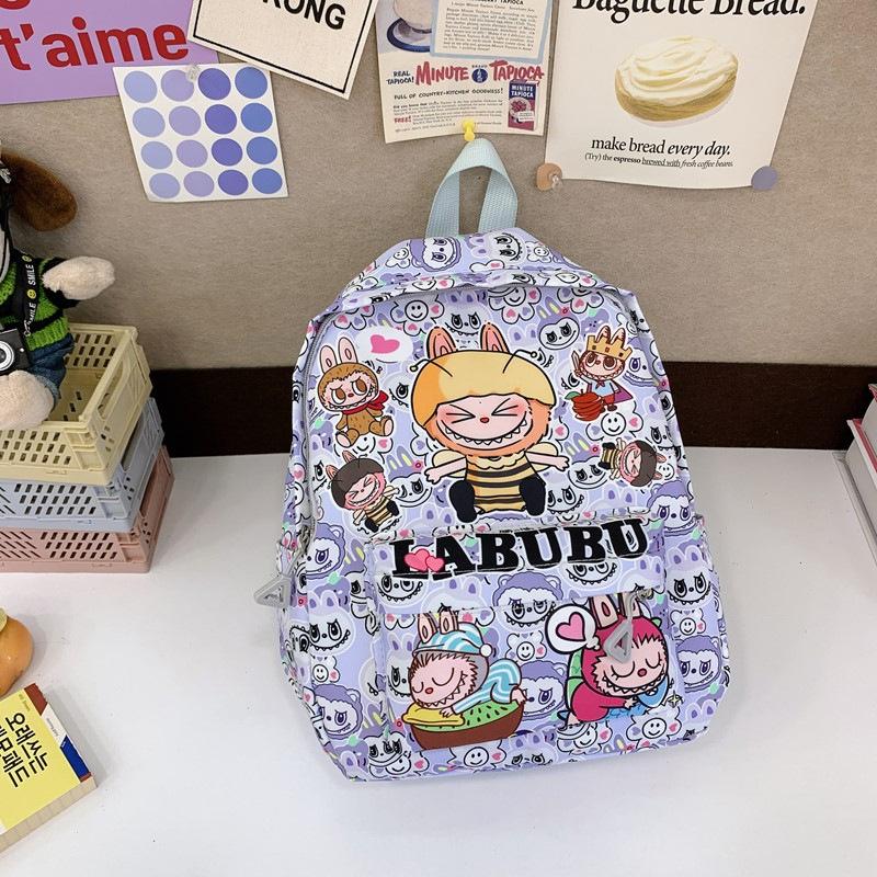 School Bag Backpack Children's Bag LABUBU Elementary School Backpack Girl Boy School Backpack 6 Colors